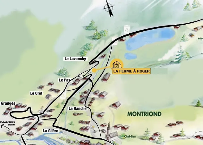 Domek alpejski La Ferme A Roger Montriond